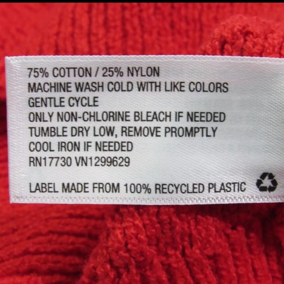 Knox Rose Women's Crewneck Short Sleeve Pointelle Sweater Red Open Knit Small - Picture 7 of 11